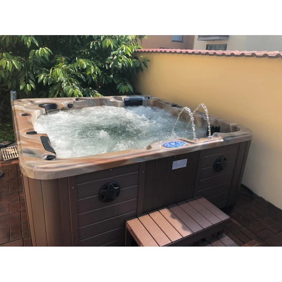 Jacuzzi Jacuzzi WaterVibe 313A | Cappuccino Marble WaterVibe, 6 persoane, finisaj cappuccino marble, imaginea 1