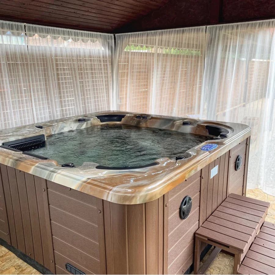Jacuzzi Jacuzzi WaterVibe 329 | Cappuccino Marble WaterVibe, 6 persoane, finisaj cappuccino marble, imaginea 1
