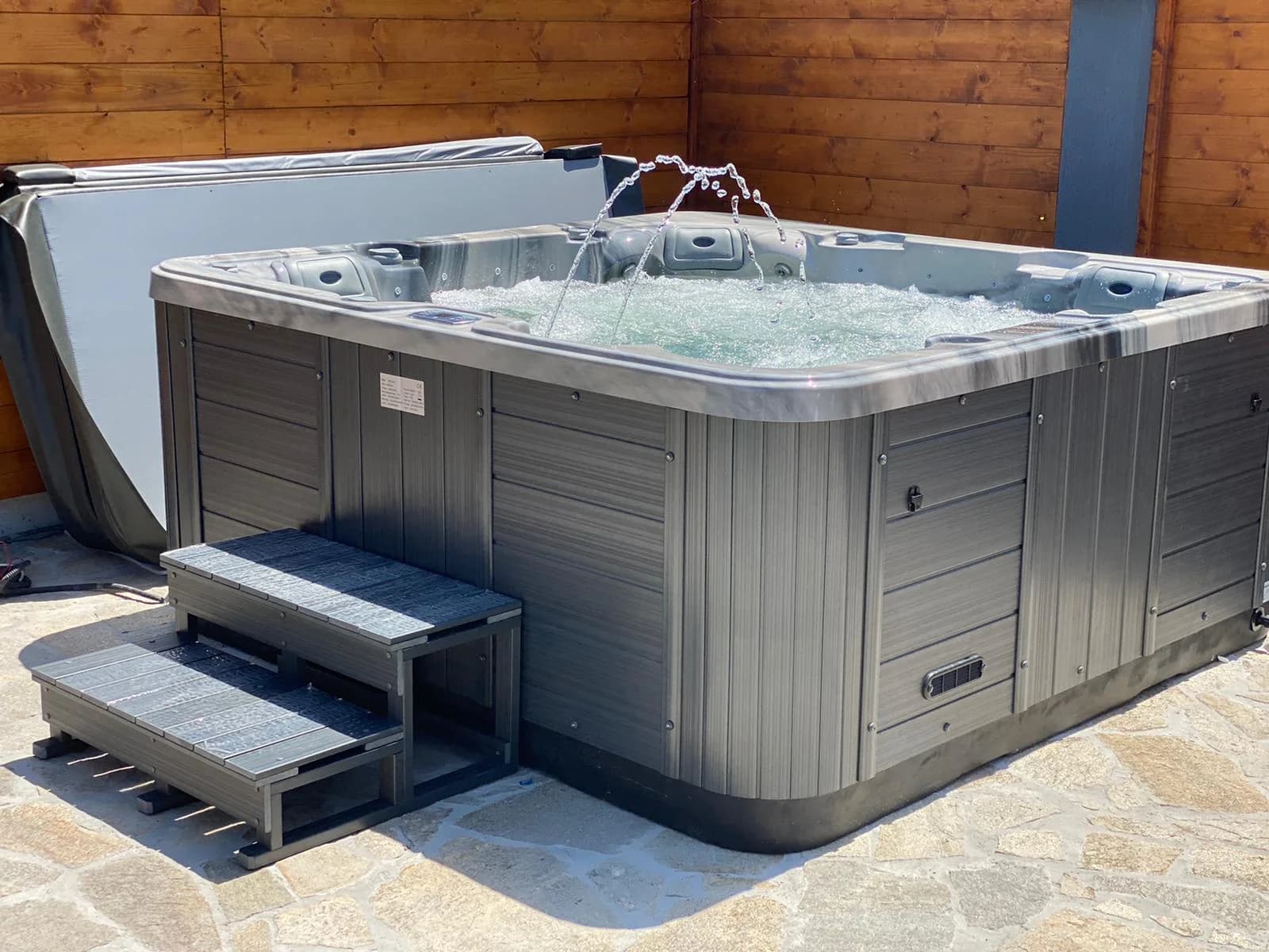 Jacuzzi Jacuzzi WaterVibe 313A | Storm Grey WaterVibe, 6 persoane, finisaj storm grey, imaginea 1